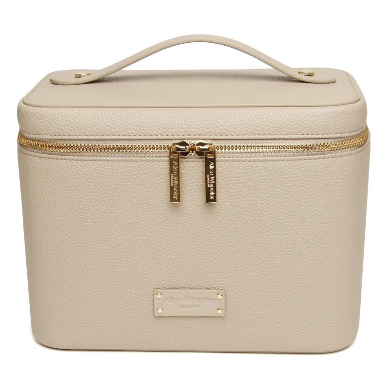 Alice Wheeler Alice Wheeler Kensington Large Beauty Case Stone