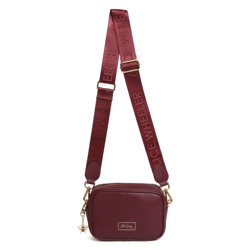 Alice Wheeler Alice Wheeler Soho Mini Cross Body Bag Berry