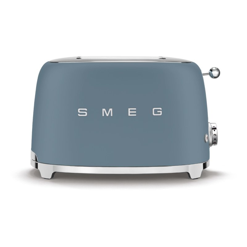 Smeg 2 Slice Toaster Matte Storm Blue