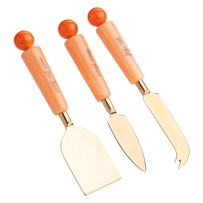 Yvonne Ellen Yvonne Ellen Etched Cheese Knives