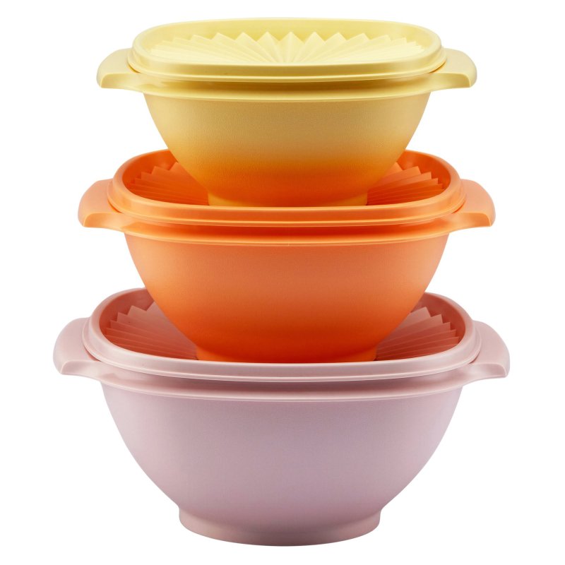 Tupperware Small Bowl Set Of 3 Stacked