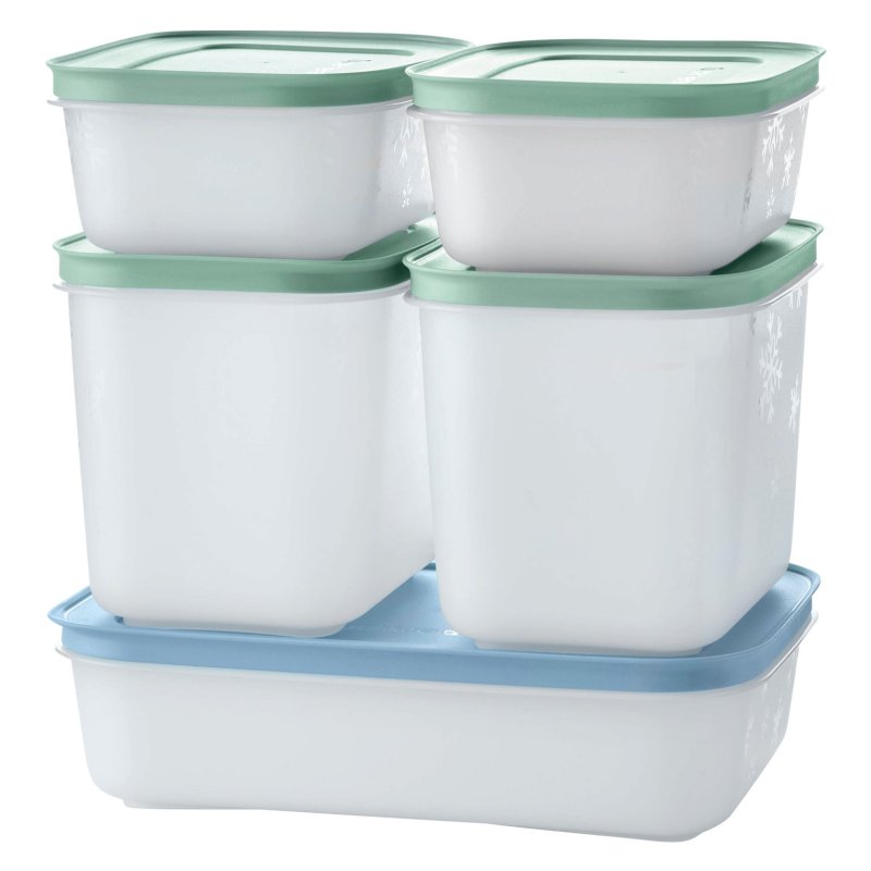 Tupperware Freezer Mates Container Set Of 5