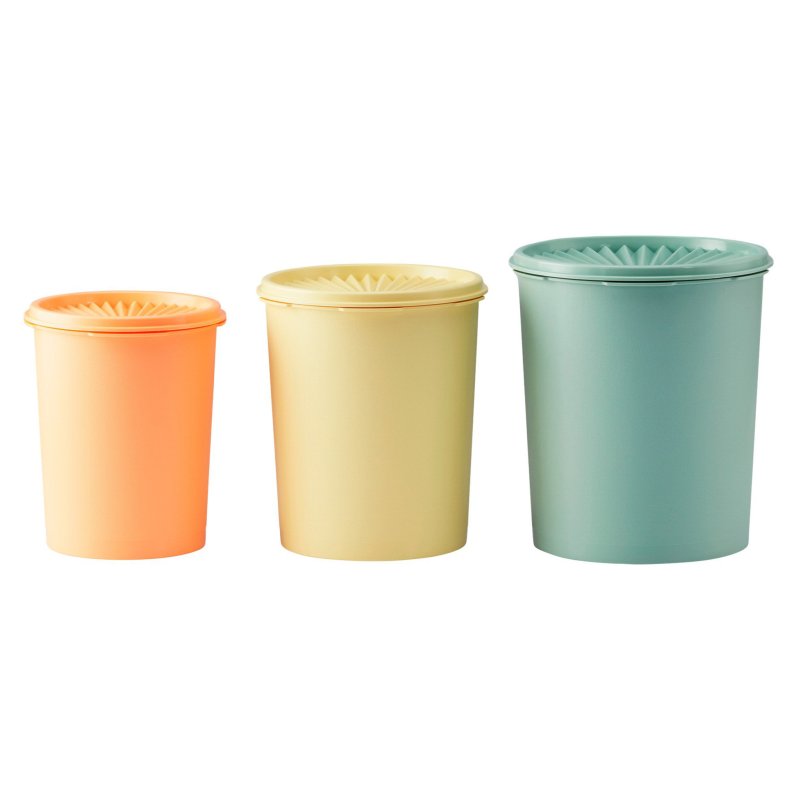 Tupperware Heritage Canister Set Of 3