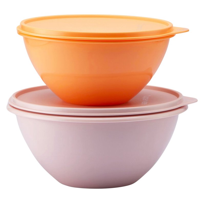Tupperware Wonder Bowl Set Of 2 stacked