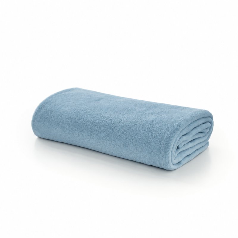 Deyongs Snuggle Touch Extra Large Throw Teal Blue