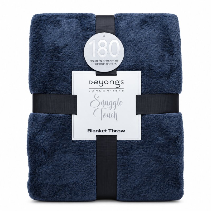 Deyongs Snuggle Touch Extra Large Throw Carbon