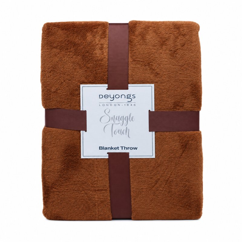 Deyongs Snuggle Touch Extra Large Throw Paprika