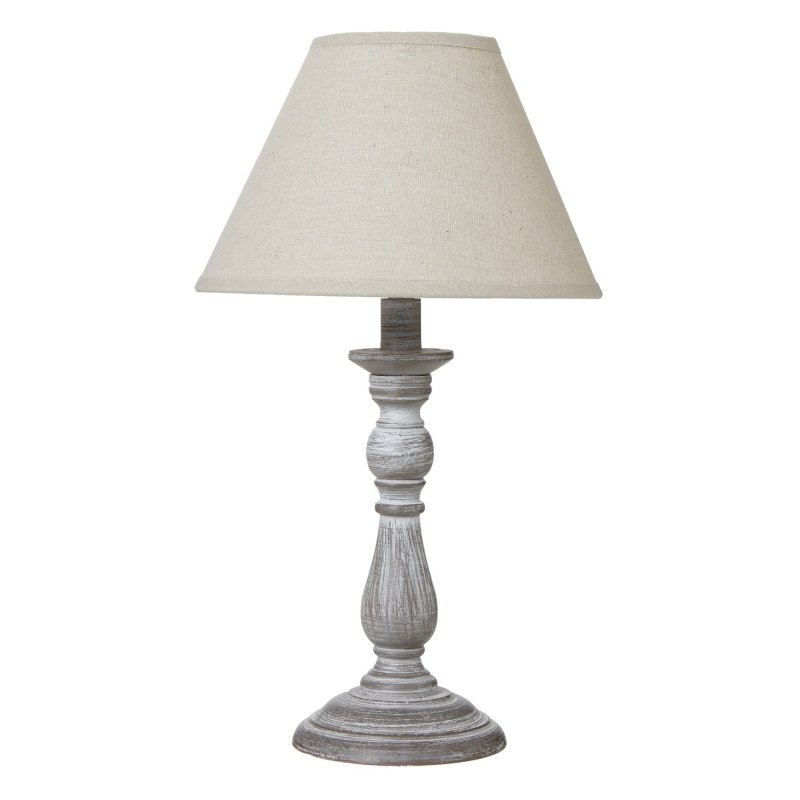 Hill Interiors Hill Interiors Augusta Column Table Lamp With Linen Shade
