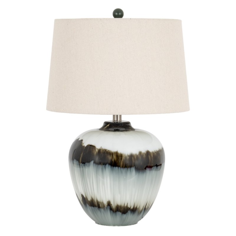 Hill Interiors Hill Interiors Midnight Shadows Table Lamp With Linen Shade