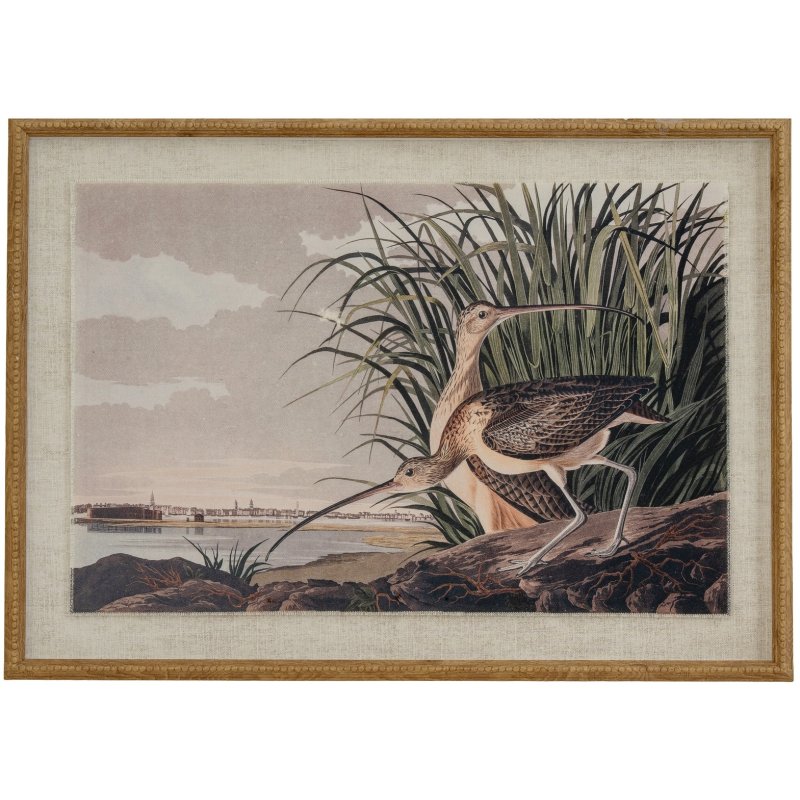 Hill Interiors Hill Interiors Flora & Fauna Curlews In Beaded Frame