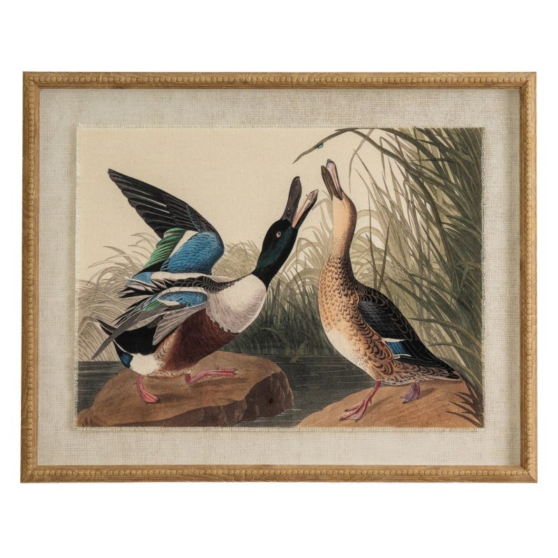 Hill Interiors Hill Interiors Flora & Fauna Mallards In Beaded Frame