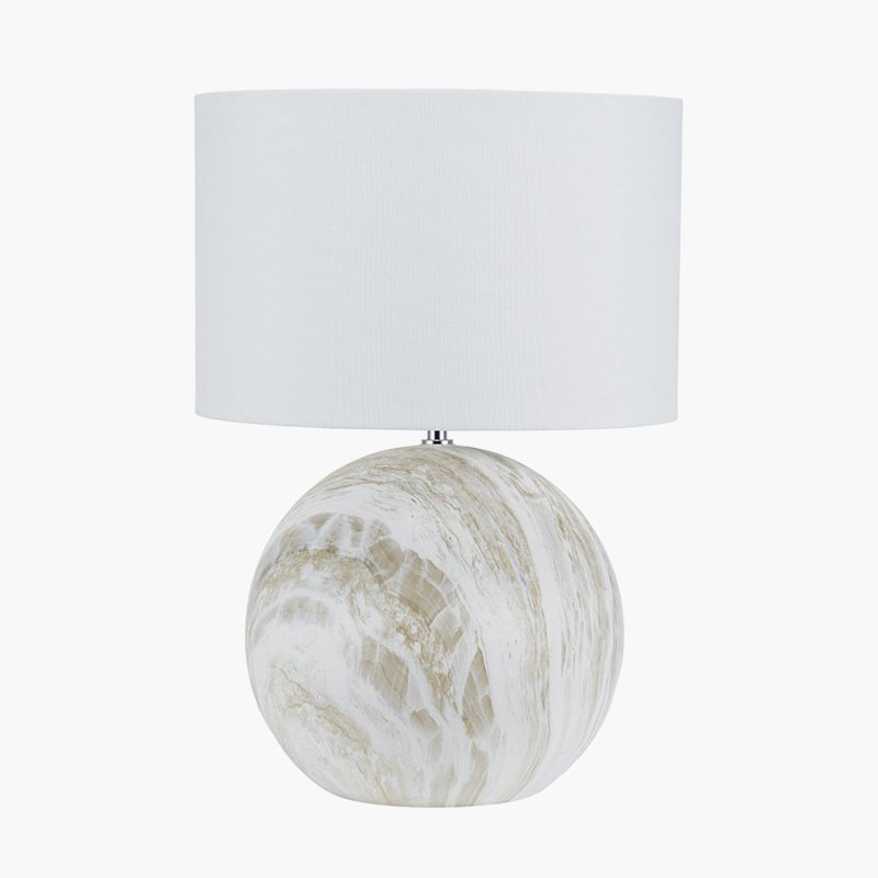 Pacific Viejo Grey Stone Effect Ceramic Table Lamp