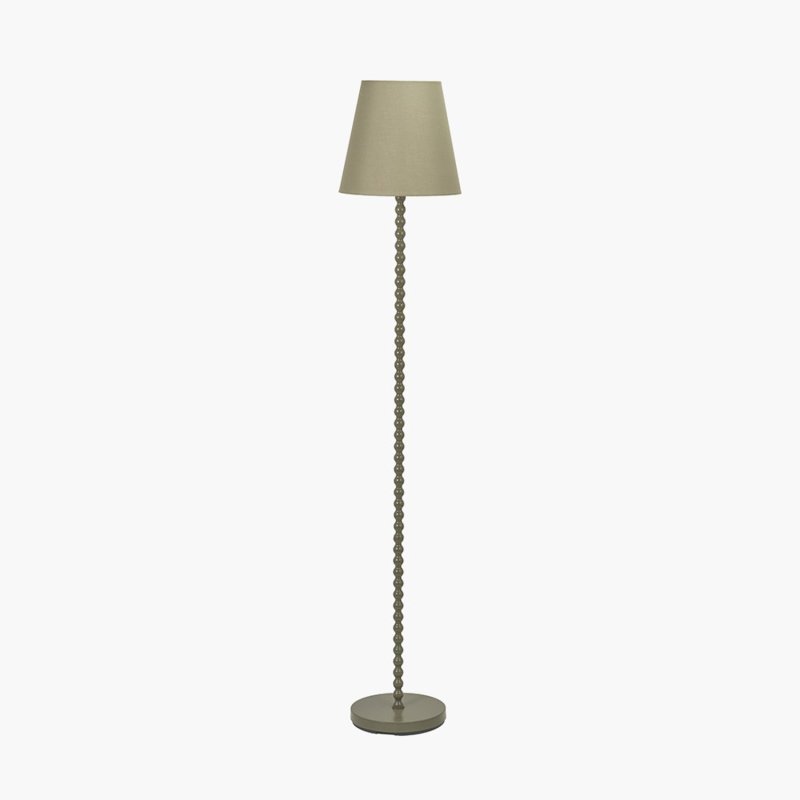 Pacific Sophia Olive Metal Bobble Floor Lamp