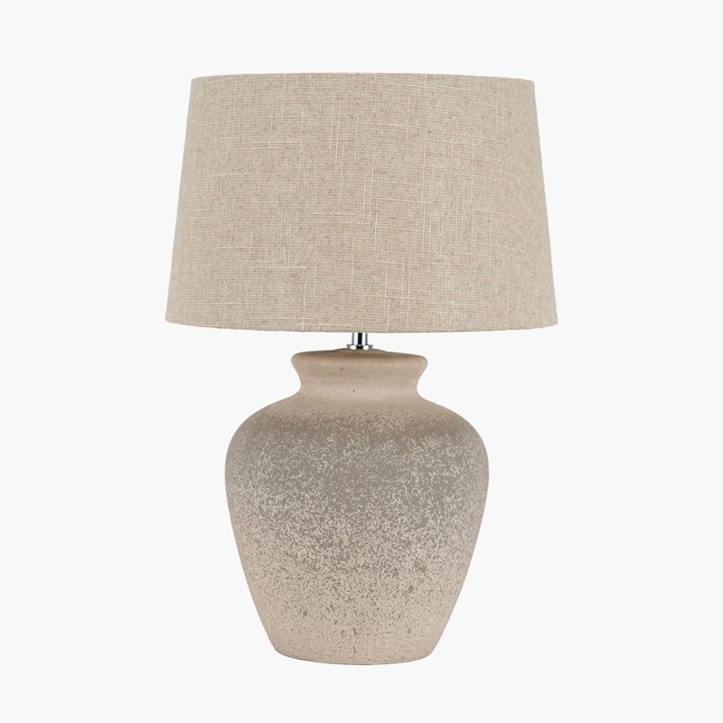 Pacific Rhone Ombre Sand Textured Ceramic Table Lamp Short