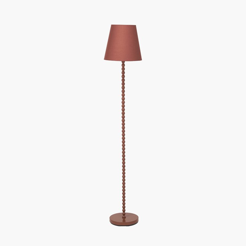 Pacific Sophia Terracotta Metal Bobble Floor Lamp