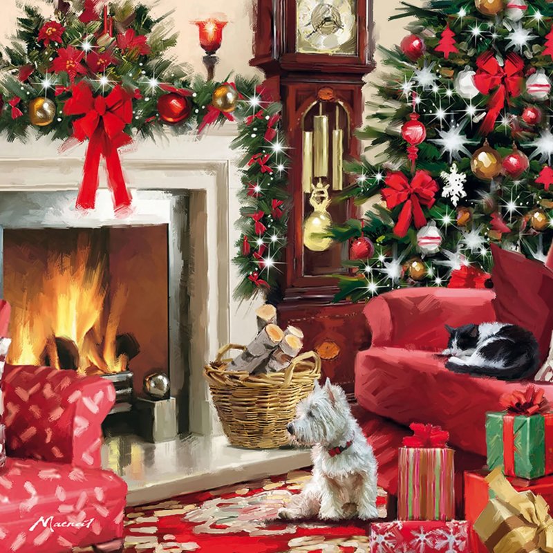 Otter House Otter House It's Warm Inside Xmas Cards Bumper Box
