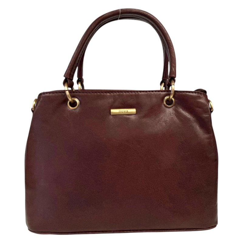 Nova Leathers Dark Brown Goat Leather Grab Bag