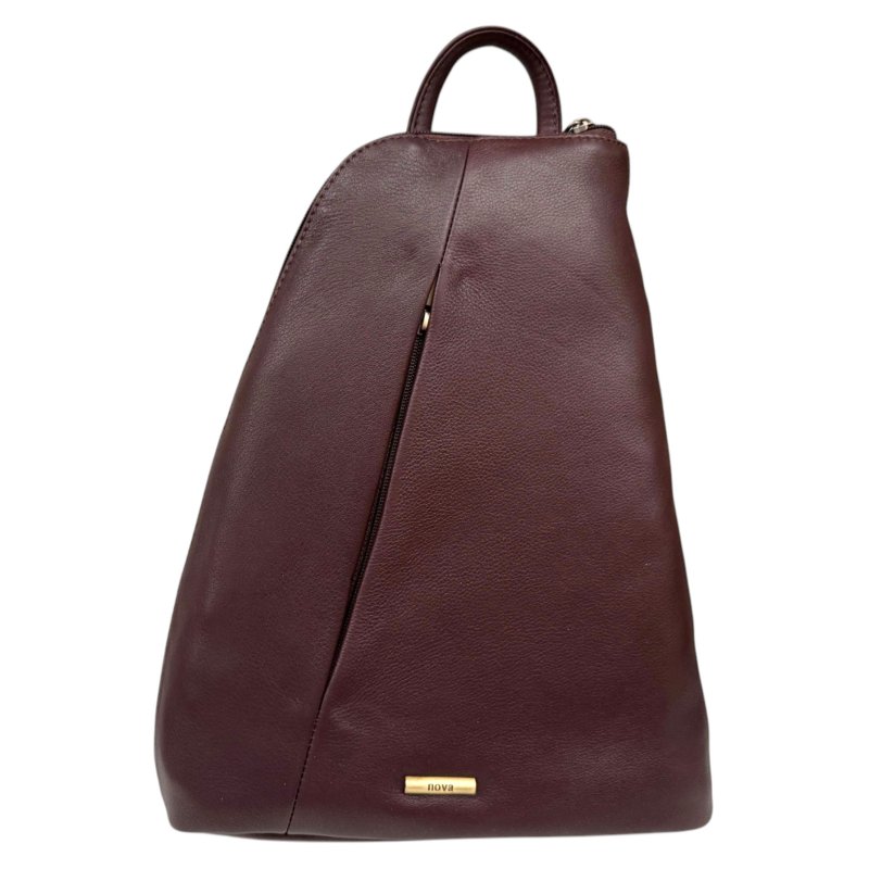 Nova Leathers Hot Chocolate Pyramid Backpack