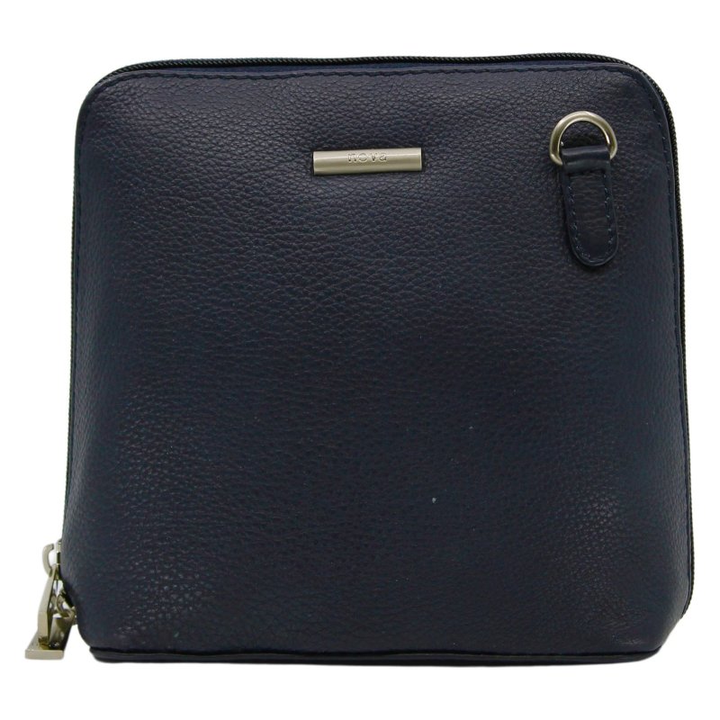 Nova Leathers Navy Small Dome Bag