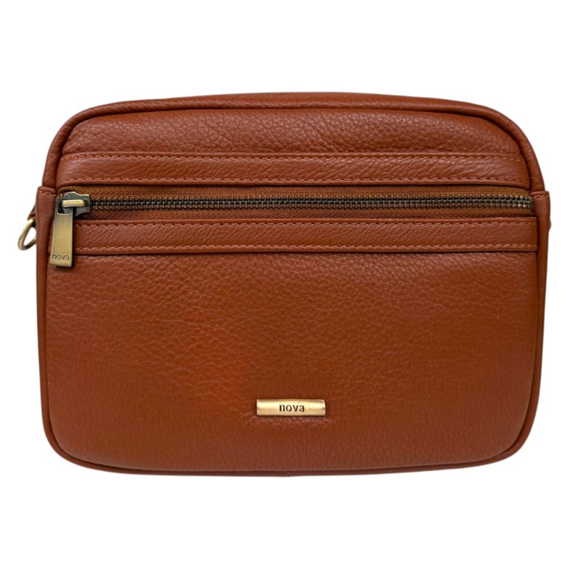 Nova Leathers Toffee Brown Camera Bag