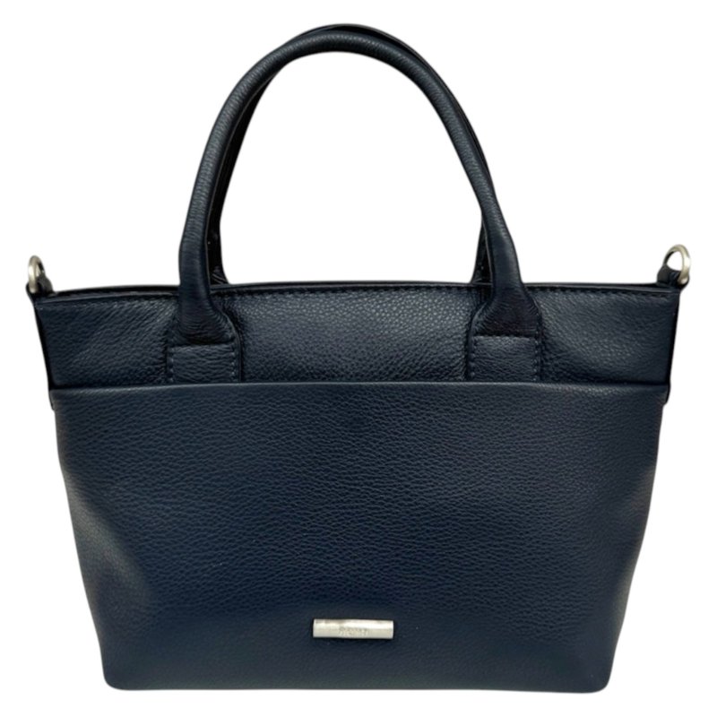Nova Leathers Navy Small Grab Bag