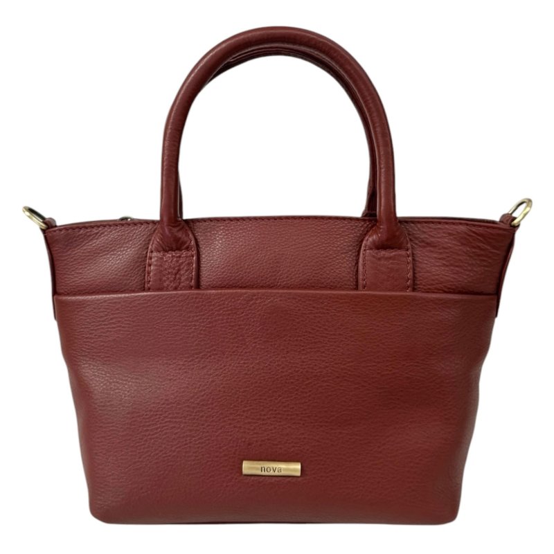 Nova Leathers Tan Small Grab Bag
