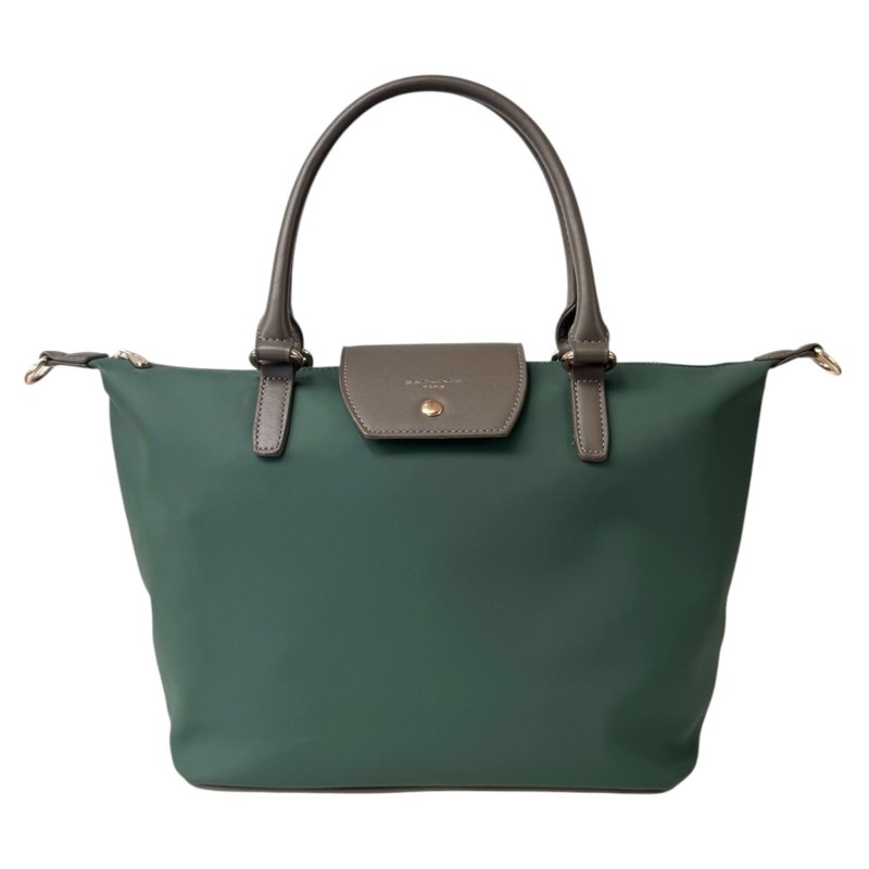 David Jones Empire Green Medium Tab Over Tote Bag