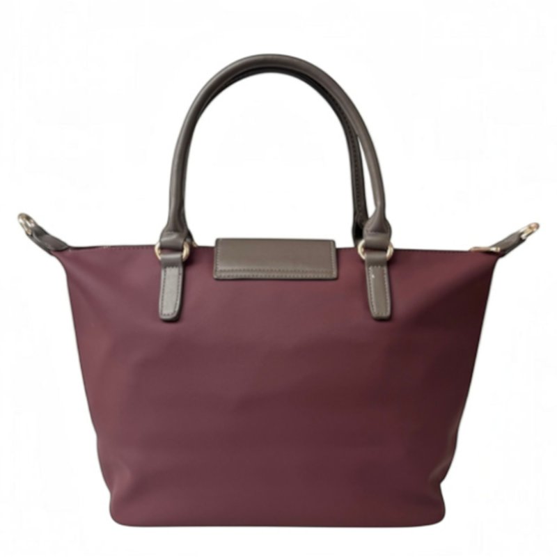 David Jones Windsor Wine Medium Tab Over Tote Bag