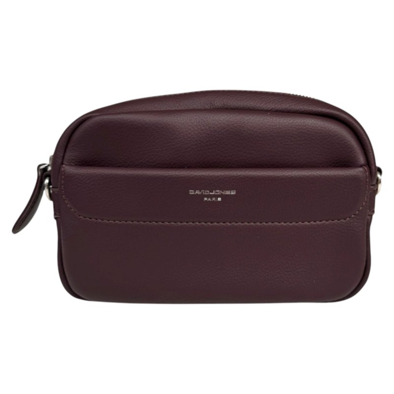 David Jones Dark Bordeaux Small Camera Bag