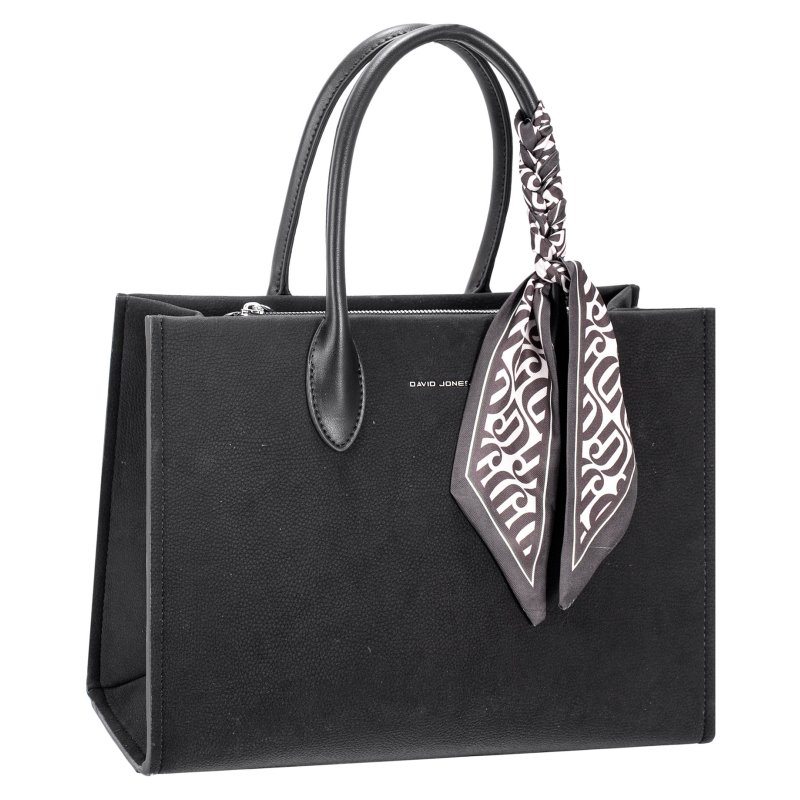 David Jones Black Smart Tote Bag