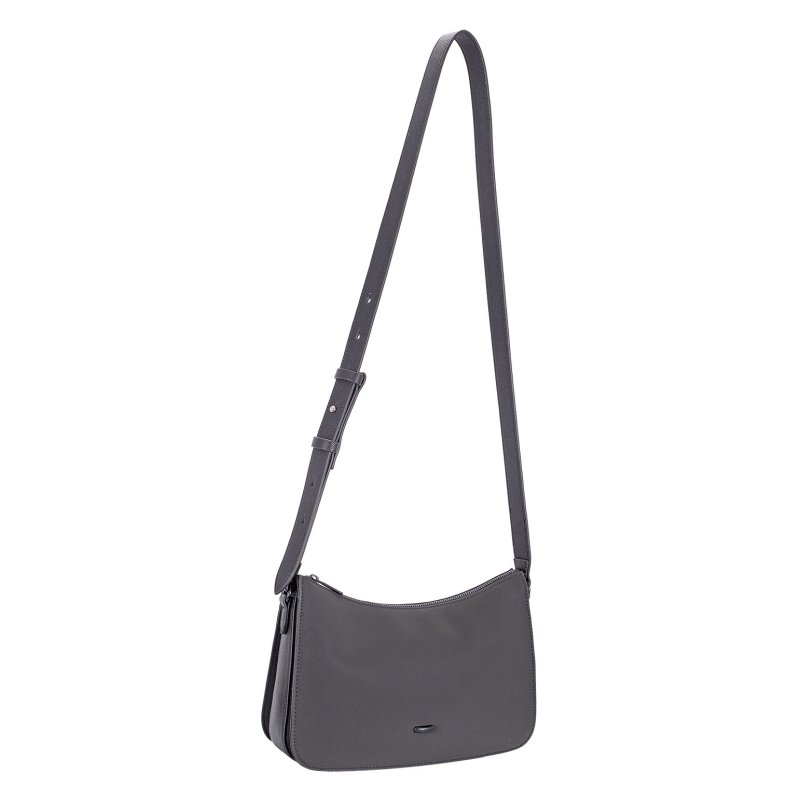David Jones Jet Black Soft Touch Triple Shoulder Bag