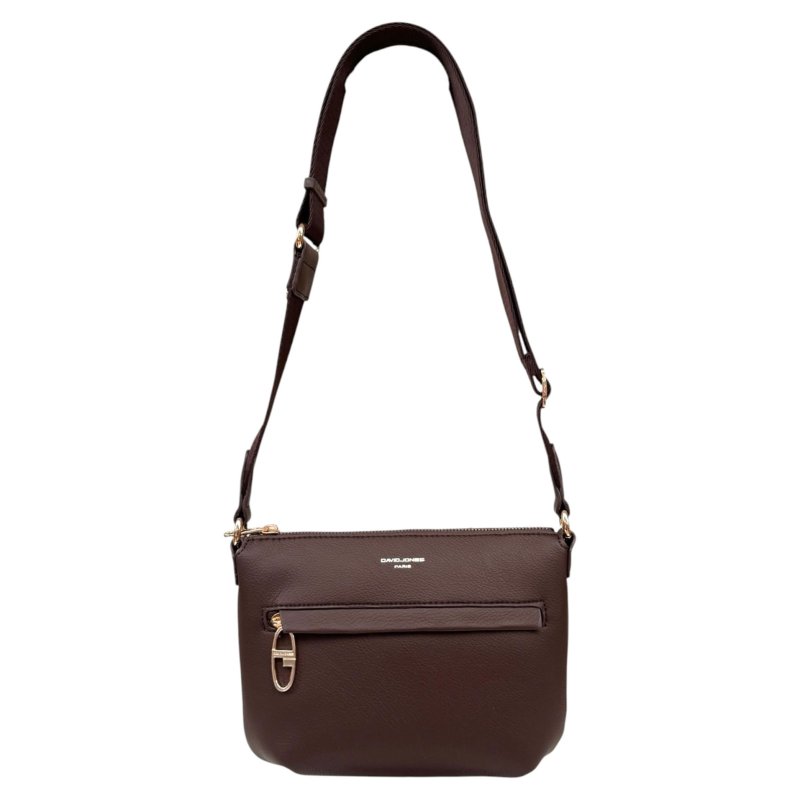 David Jones Sandalwood Brown Messenger Bag