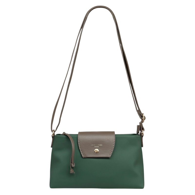 David Jones Empire Green Small Tab Over Shoulder Bag