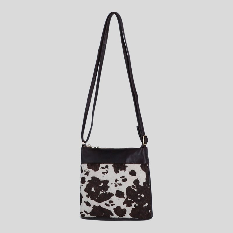 Ashwood Leather Crossbody Bag Brown Natural Hairon