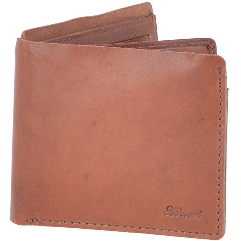 Ashwood Leather RFID 8 Card ID Coin & Zip Fold Wallet Chestnut