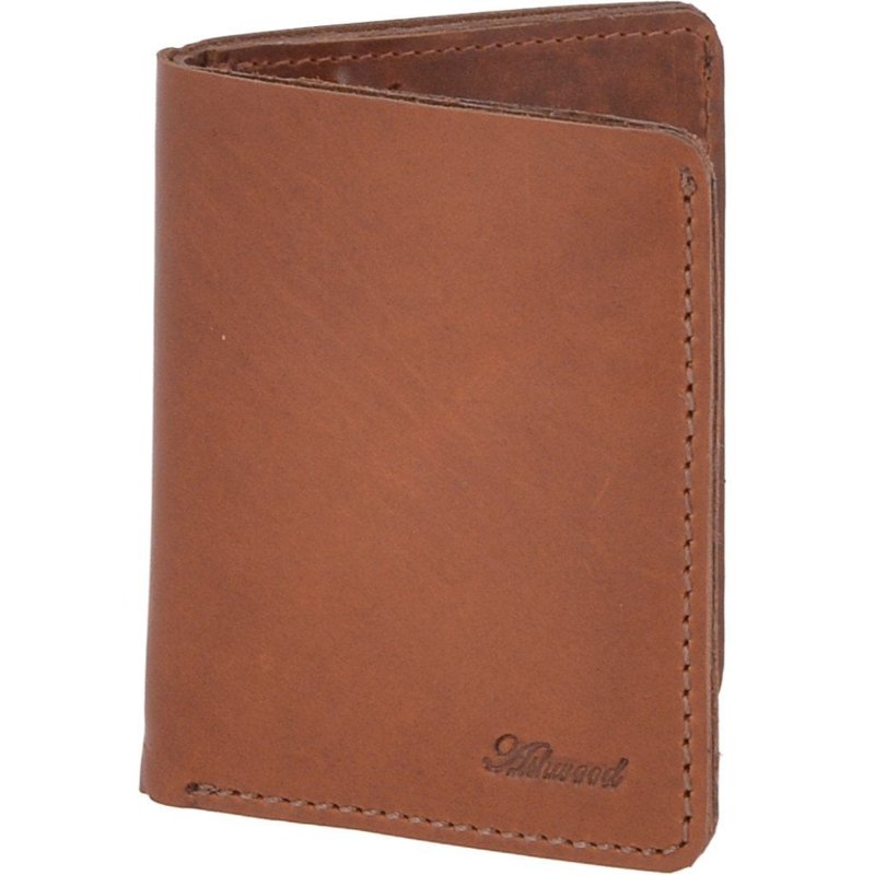 Ashwood Leather RFID 8 Card Holder & Bill Fold Wallet Chestnut