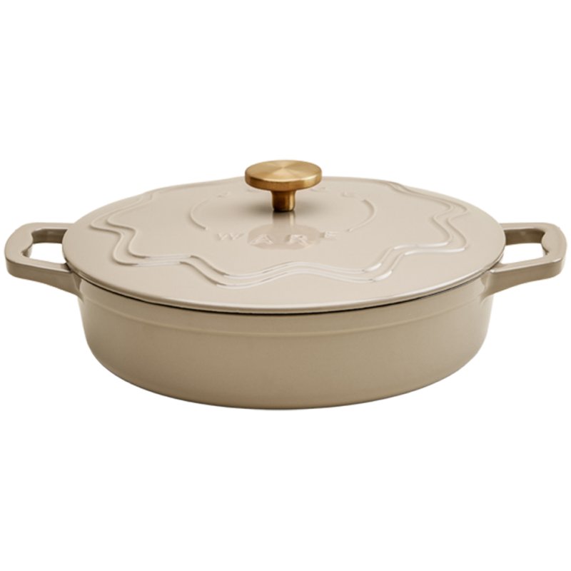 Judge Cast Iron 28cm Shallow Casserole Mushroom