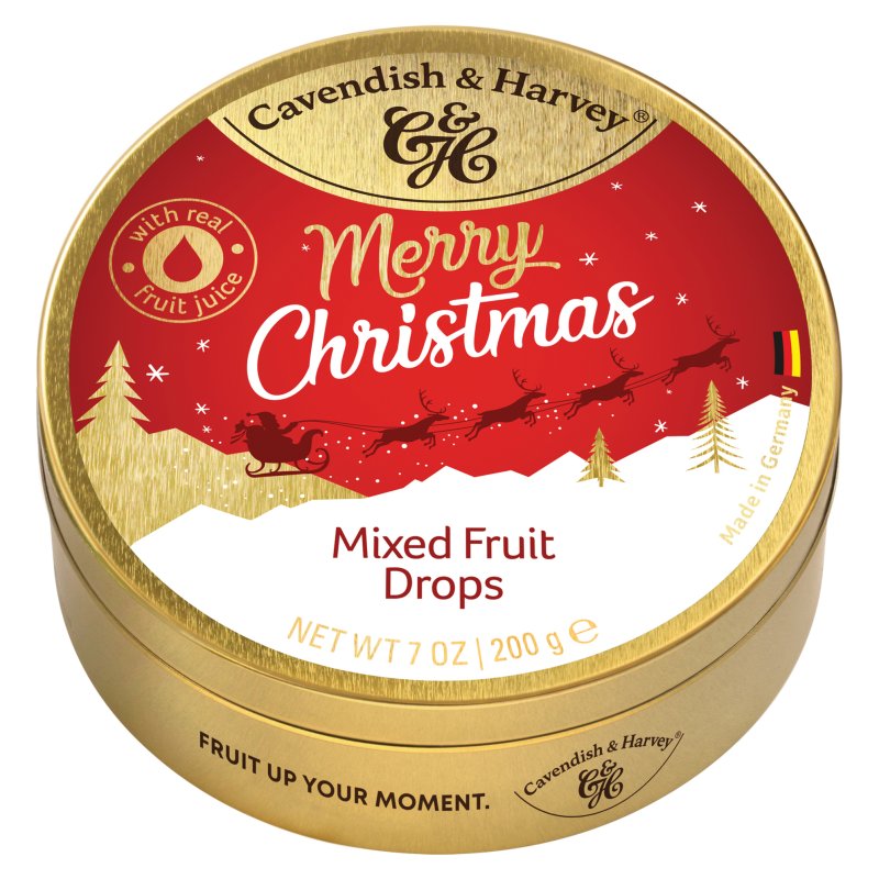 Cottage Delight Cavendish Merry Christmas Fruit Drops