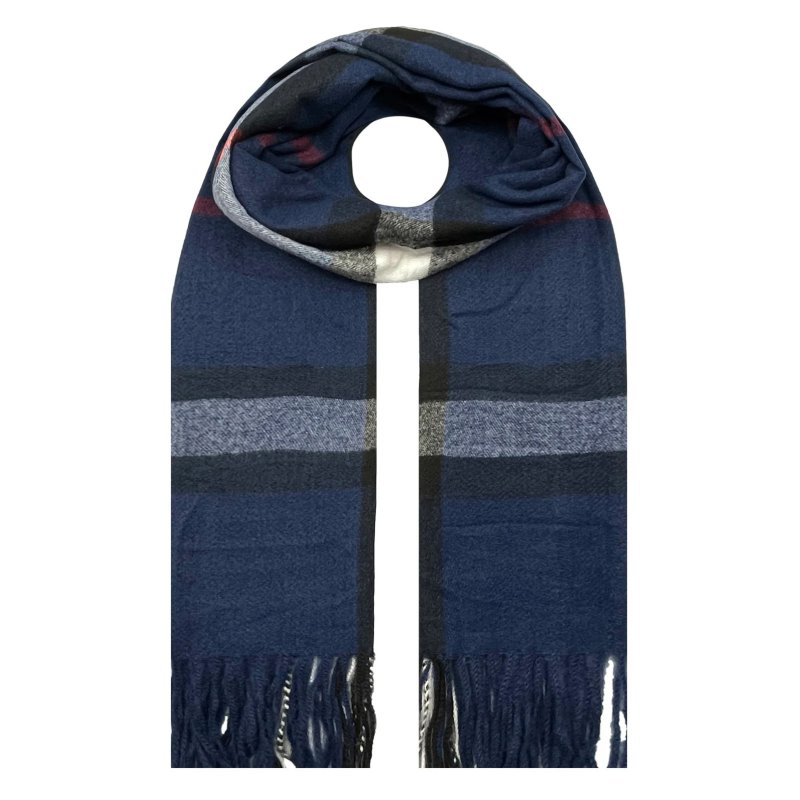 A&B A & B Classic Check Print Wool Mix Scarf Assorted