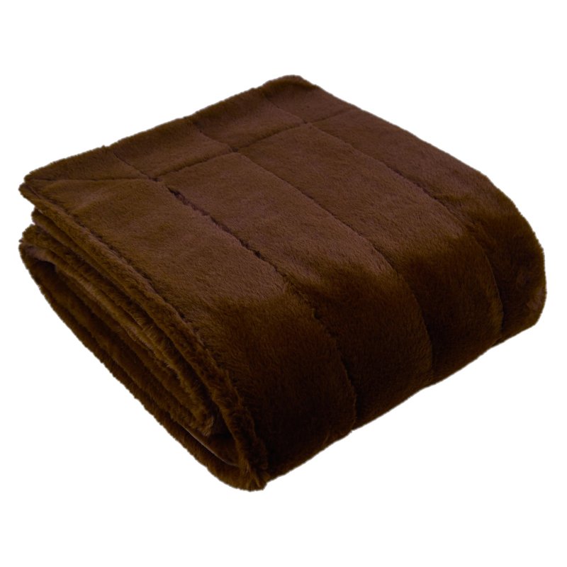 Paoletti Empress Throw Brown