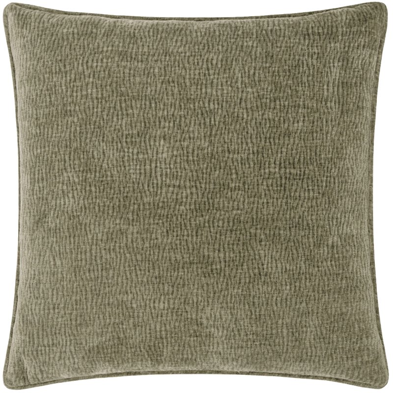 Yard Heath Washed Velvet Cushion Eucalyptus
