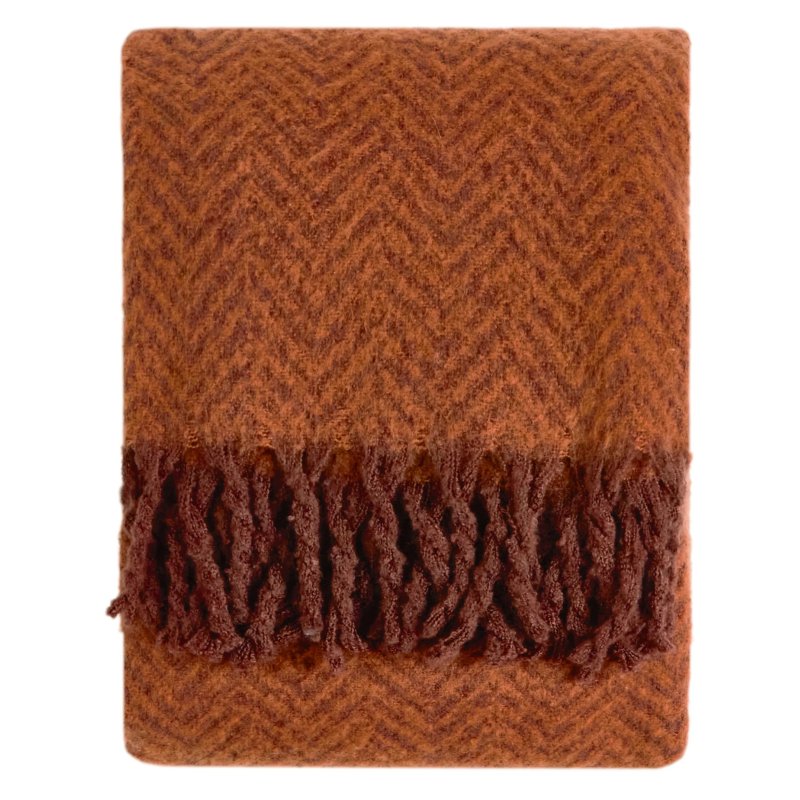 Furn Tweedie Throw Cinnamon