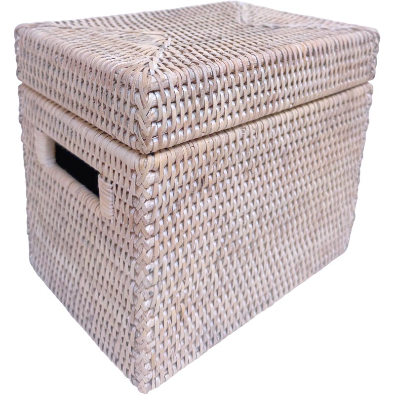 Lows Artisan Weave Rectangular Storage Box With Lid