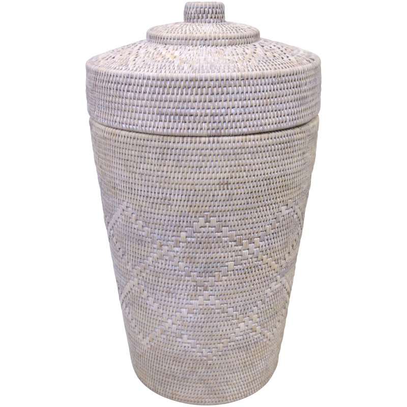 Lows Artisan Weave Round Laundry Basket