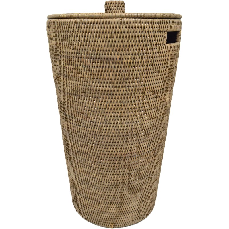 Lows Artisan Weave Laundry Basket Nude Wash
