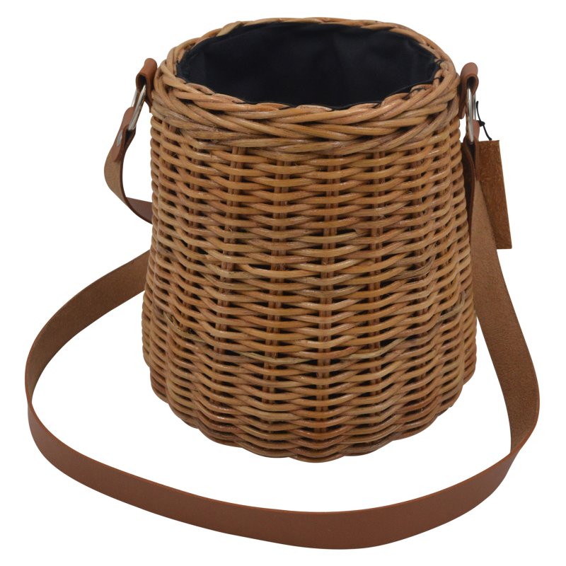 Lows Artisan Weave Asami Bag With Leather Handles