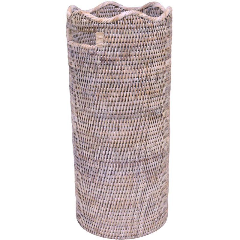 Lows Rattan Umbrella Stand With Metal Insert