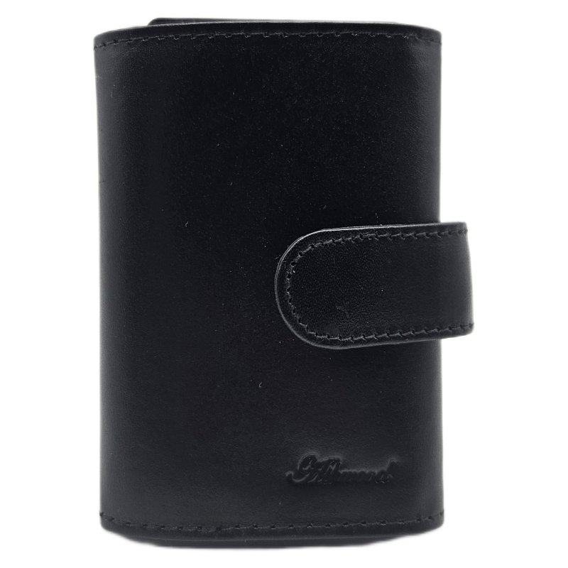 Ashwood Leather Premium Bi-fold Wallet Pop-up Card Holder Black