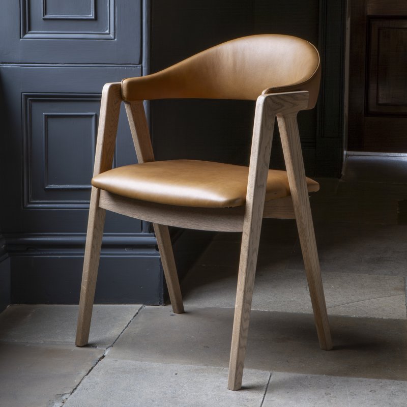 Aldiss Own Ossby Chair in Tan Leather