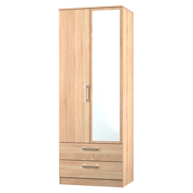 Aldiss Own Pax Tall 2 Drawer Mirror Robe